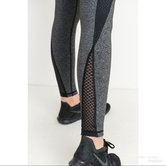 ❤️Mono B Highwaist Helix Trellis Mesh Leggings! - Picture 3 of 8